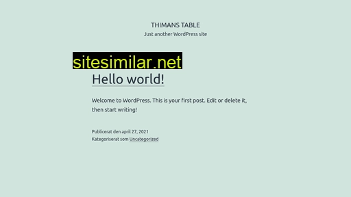 thimanstable.se alternative sites