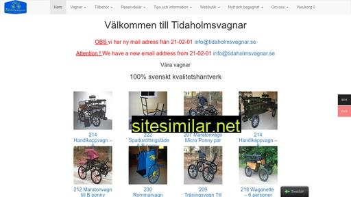 tidaholmsvagnar.se alternative sites
