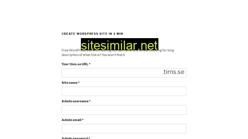 tims.se alternative sites