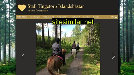 Tingetorpsislandshastar similar sites