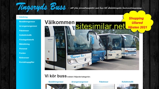 tingsrydsbuss.se alternative sites