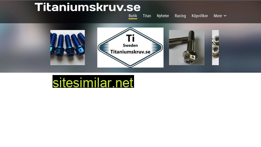 titaniumskruv.se alternative sites