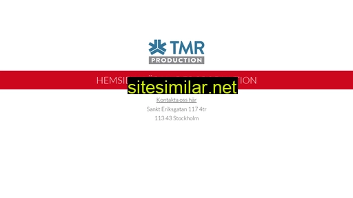 tmr-production.se alternative sites