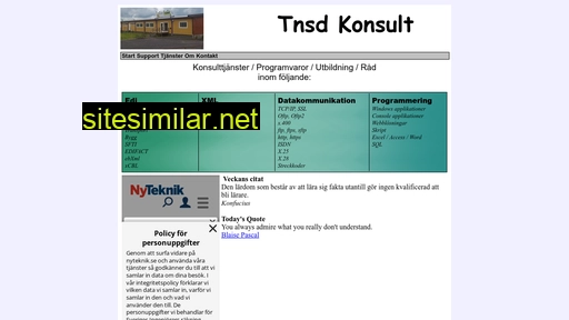 tnsd.se alternative sites