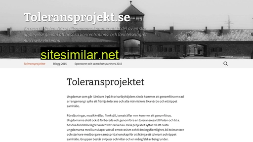 toleransprojekt.se alternative sites