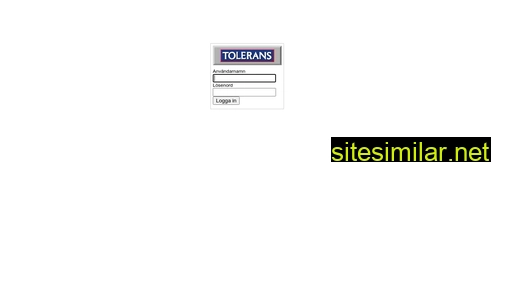 toleranssys.se alternative sites