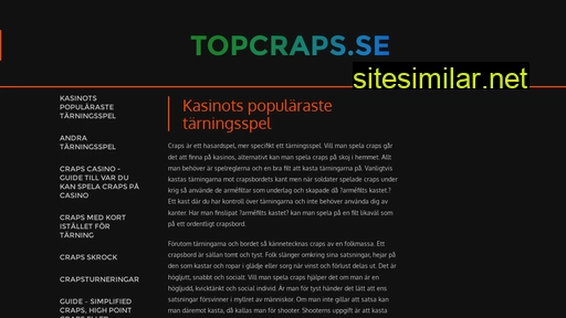 topcraps.se alternative sites