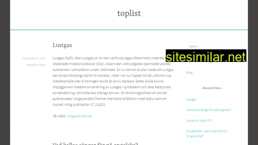 toplist.se alternative sites