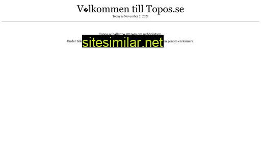 topos.se alternative sites