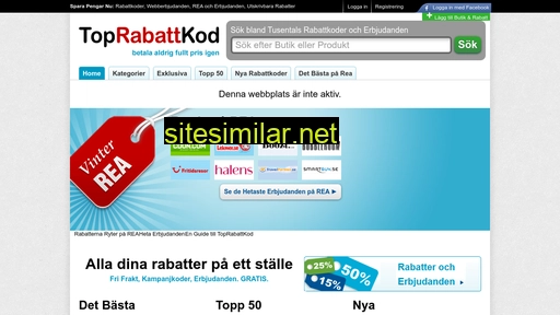 toprabattkod.se alternative sites