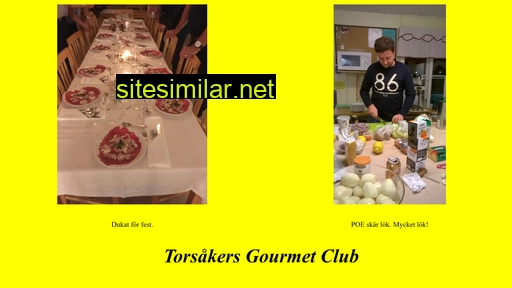 Torsakersgourmetclub similar sites