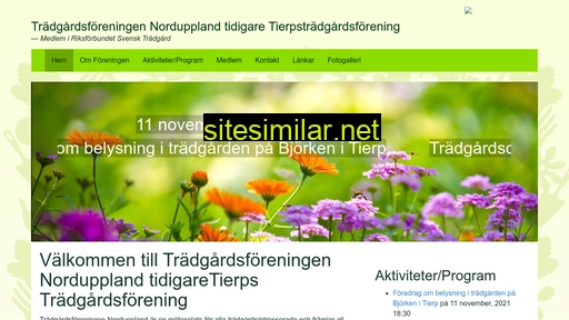tradgardsforeningennorduppland.se alternative sites