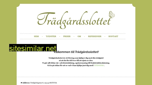 tradgardsslottet.se alternative sites