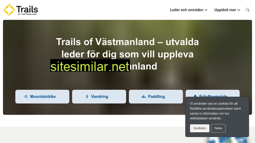 trailsofvastmanland.se alternative sites