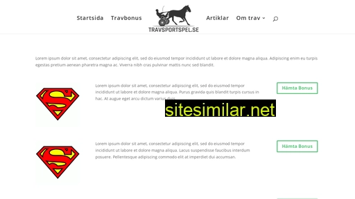 travsportspel.se alternative sites