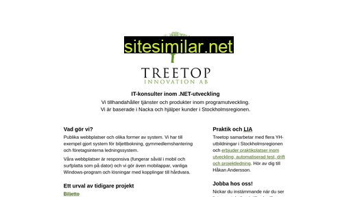 treetop.se alternative sites