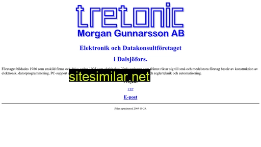 tretonic.se alternative sites