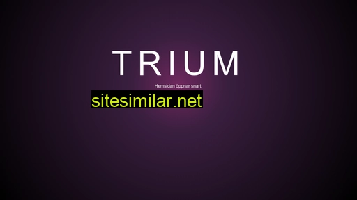 Trium similar sites