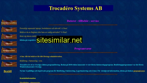 trocadero.se alternative sites