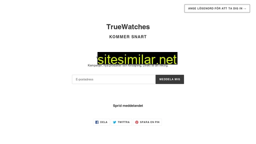 truewatches.se alternative sites