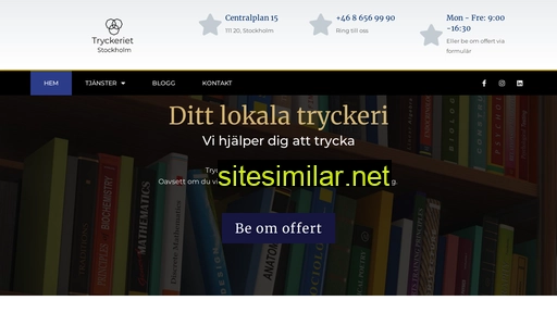 tryckerietstockholm.se alternative sites