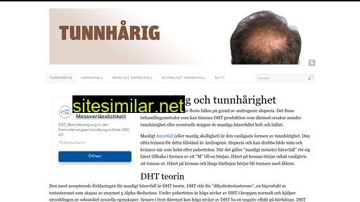 tunnharig.se alternative sites