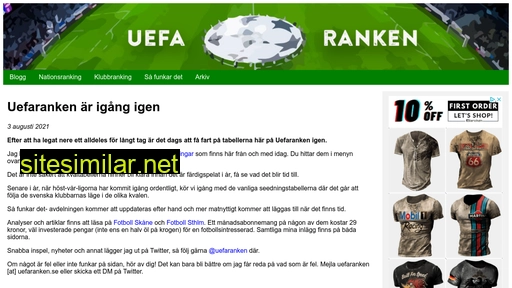 uefaranken.se alternative sites
