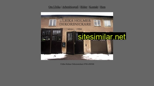 ulrikaholmer.se alternative sites