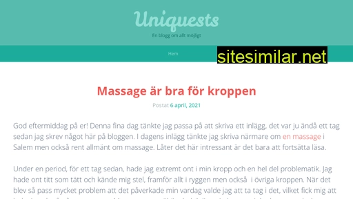 uniquests.se alternative sites