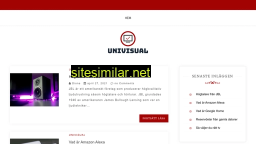 univisual.se alternative sites
