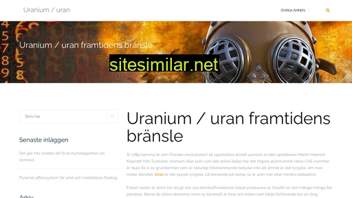 Uranium similar sites