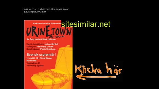 urinetown.se alternative sites