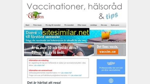 vaccinationsguiden.se alternative sites