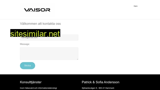 vaisor.se alternative sites