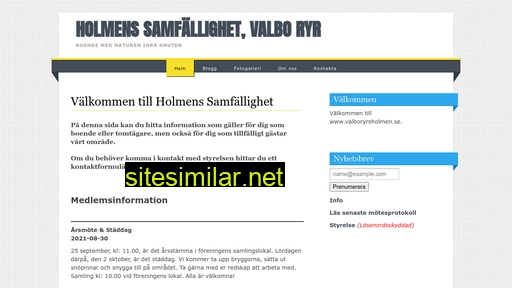 valboryrsholmen.se alternative sites