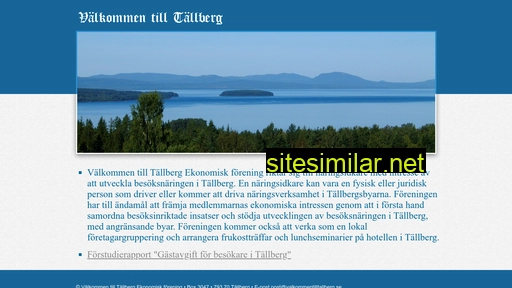 valkommentilltallberg.se alternative sites