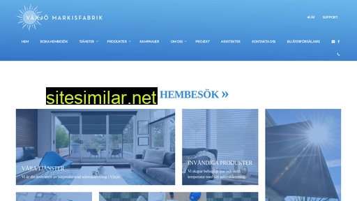 vaxjomarkisfabrik.se alternative sites
