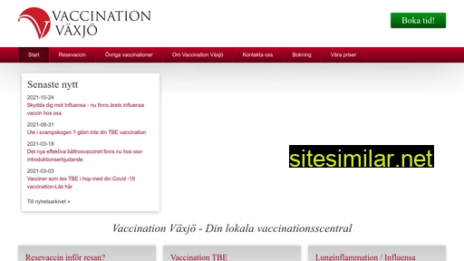 vaxjovaccination.se alternative sites