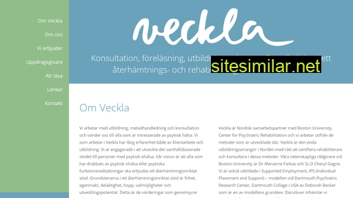 veckla.se alternative sites