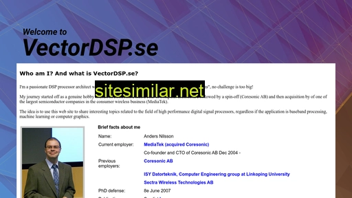 vectordsp.se alternative sites