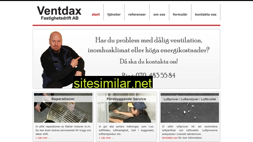 ventdax.se alternative sites