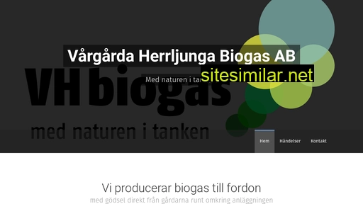 vhbiogas.se alternative sites