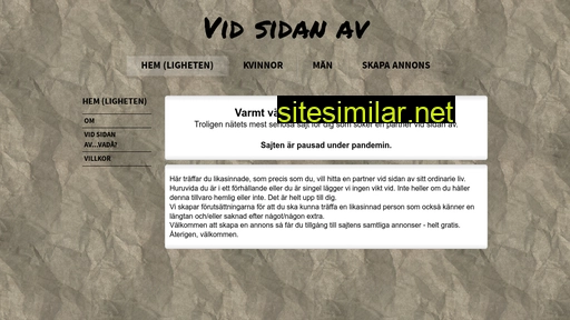 vidsidanav.se alternative sites