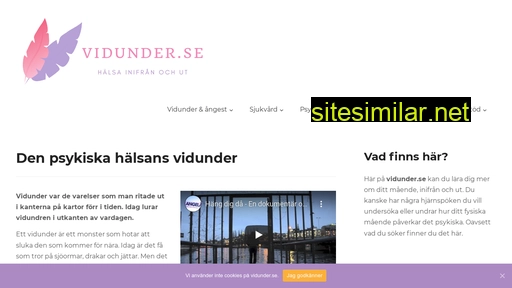 vidunder.se alternative sites