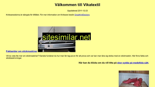 Vikatextil similar sites