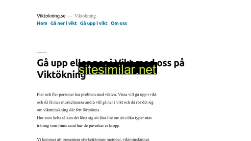 viktokning.se alternative sites