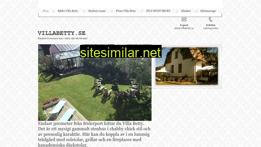 villabetty.se alternative sites