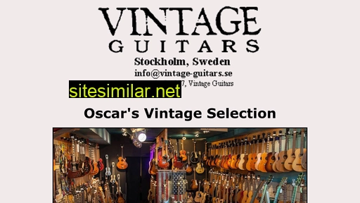 vintage-guitars.se alternative sites