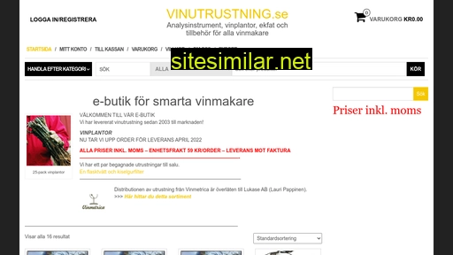 vinutrustning.se alternative sites