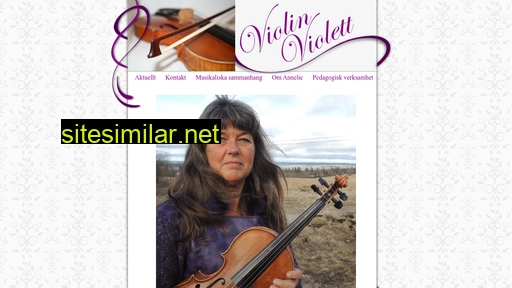 Violinviolett similar sites